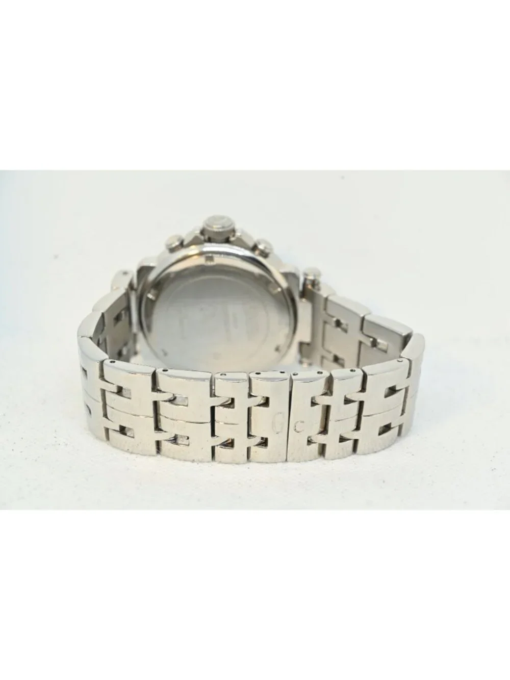 Gc Guess Collection G34500G1 Mens Chrono White Dial Stainless Steel Watch 41mm